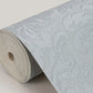 Betina Light Blue Damask Wallpaper