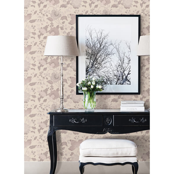 Vittoria Rose Floral Wallpaper