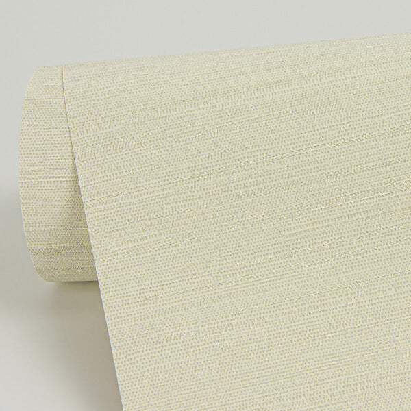 Aida Light Yellow Horizontal Silk Wallpaper