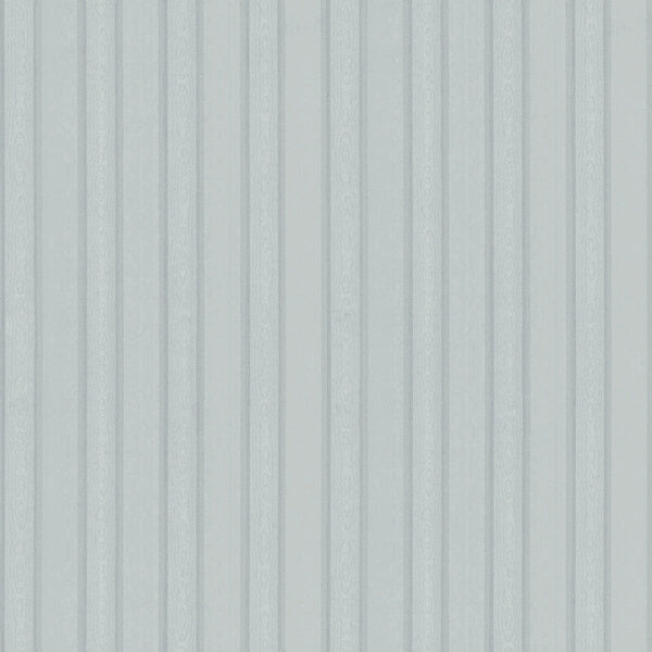 Zeta Light Blue Moire Stripe Wallpaper