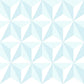 Adella Sky Blue Geometric Wallpaper