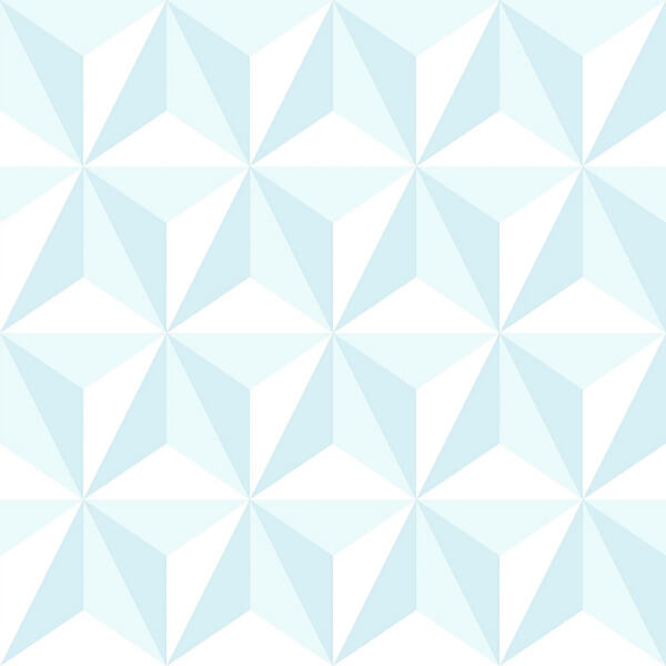 Adella Sky Blue Geometric Wallpaper