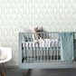 Adella Sage Geometric Wallpaper