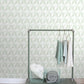 Adella Sage Geometric Wallpaper