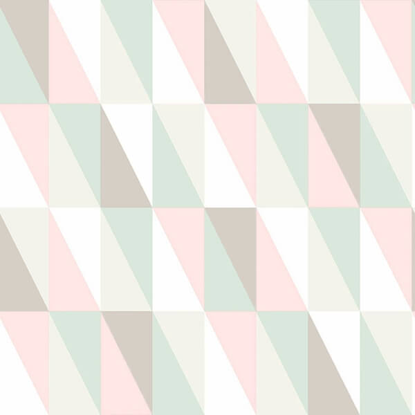 Inez Pastel Geometric Wallpaper