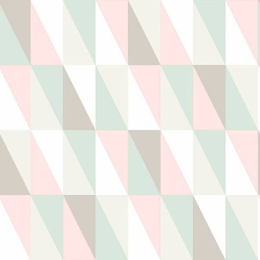Inez Pastel Geometric Wallpaper