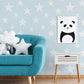 Amira Sky Blue Stars Wallpaper
