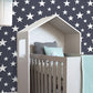 Amira Navy Stars Wallpaper