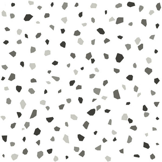Ona Charcoal Terrazzo Wallpaper