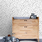 Ona Charcoal Terrazzo Wallpaper