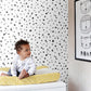 Ona Charcoal Terrazzo Wallpaper