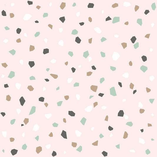 Ona Pink Terrazzo Wallpaper