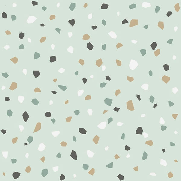 Ona Mint Terrazzo Wallpaper