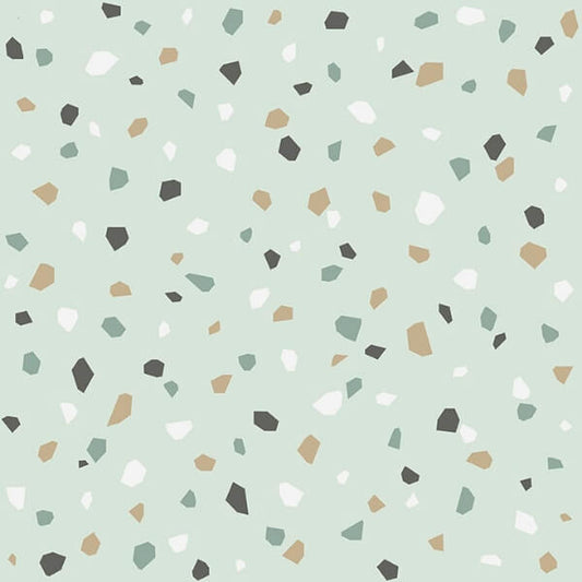 Ona Mint Terrazzo Wallpaper