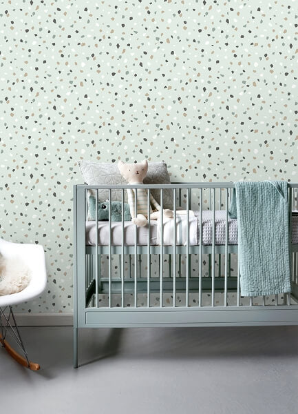 Ona Mint Terrazzo Wallpaper