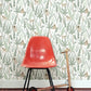 Kiki Light Green Monkeys Wallpaper