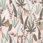 Kiki Pink Monkeys Wallpaper