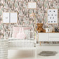 Kiki Pink Monkeys Wallpaper