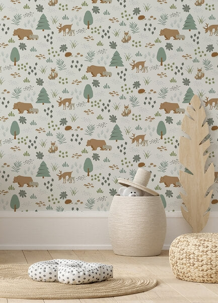 Finola Moss Bears Wallpaper