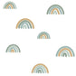 Joss Teal Rainbow Wallpaper