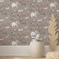 Kenji Light Brown Safari Wallpaper