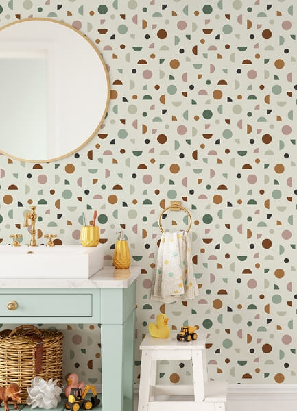 Marilee Multicolor Circles Wallpaper