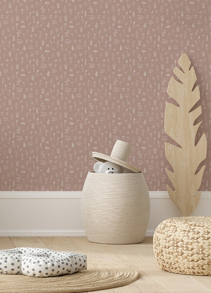 Tatula Rose Floral Wallpaper