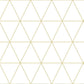 Leda Metallic Geometric Wallpaper