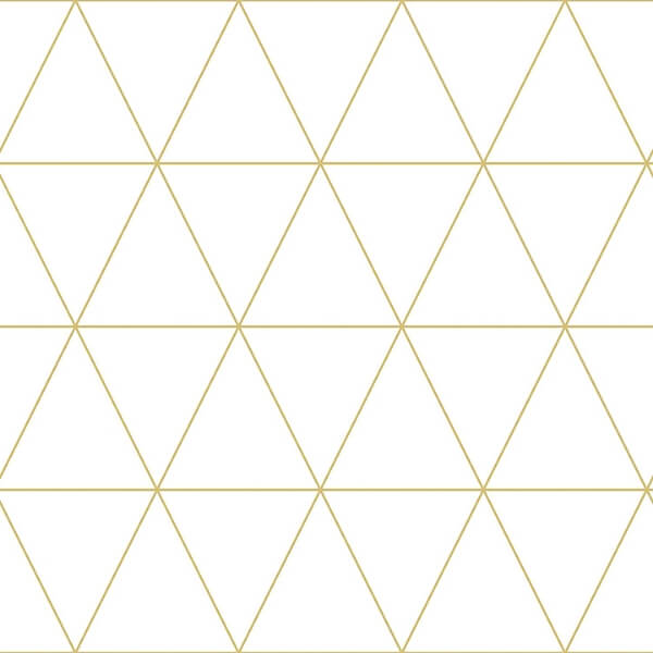 Leda Metallic Geometric Wallpaper
