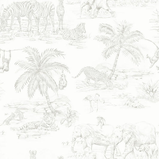 Boheme Platinum Animals Wallpaper