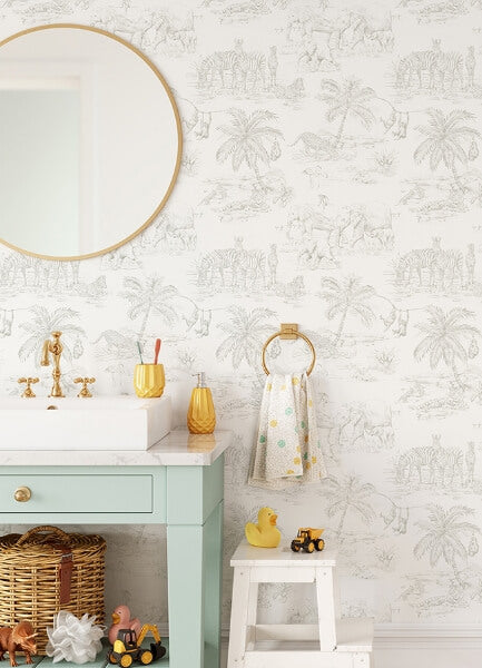 Boheme Platinum Animals Wallpaper