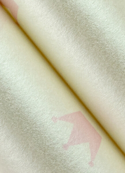 Bea Light Pink Crowns Wallpaper