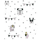 Orlow Pink Llama Wallpaper