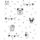 Orlow Black Llama Wallpaper