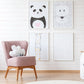 Love & Hearts Pink Script Wallpaper
