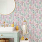 Quillen Pink Forest Wallpaper