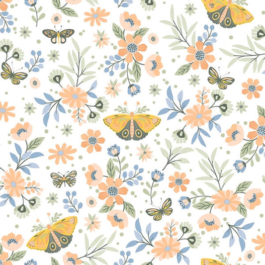 Zev Coral Butterfly Wallpaper