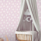 Bitsy Pink Woodland Wallpaper