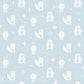 Bitsy Sky Blue Woodland Wallpaper