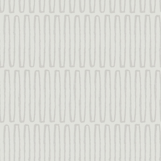 Lars Light Grey Retro Wave Wallpaper
