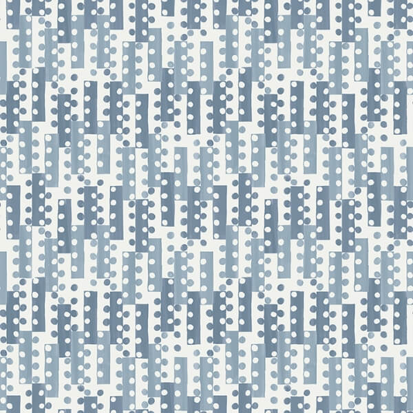 Erik Blue Building Blocks Wallpaper