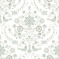 Britt Neutral Embroidered Damask Wallpaper