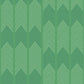 Nyle Green Chevron Stripes Wallpaper