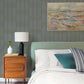 Nyle Dark Grey Chevron Stripes Wallpaper