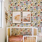 Juni Multicolor Abstract Tulips Wallpaper