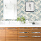 Lykke Blue Textured Tree Wallpaper