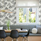 Lykke Black Textured Tree Wallpaper