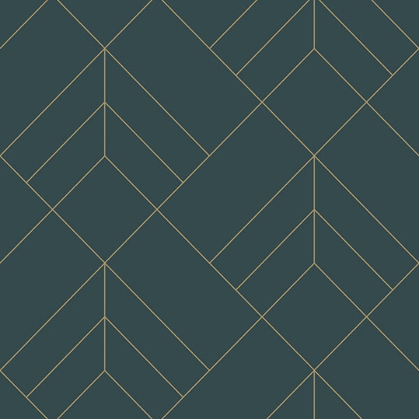 Sander Slate Geometric Wallpaper
