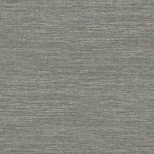 Malin Grey Faux Grasscloth Wallpaper