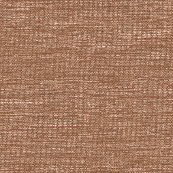 Malin Rust Faux Grasscloth Wallpaper